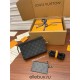 Louis Vuitton M81124 Monogram Eclipse Black Gaston: Size - 22.0x14.5x4.5cm