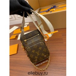 Louis Vuitton UTILITY PHONE POCKET Mobile Phone Bag (M80746): Size - 16x19x6cm