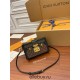 Louis Vuitton M44199 Bright Gold PETITE MALLE Handbag: Monogram Fabric, Size - 20x12.5x5cm