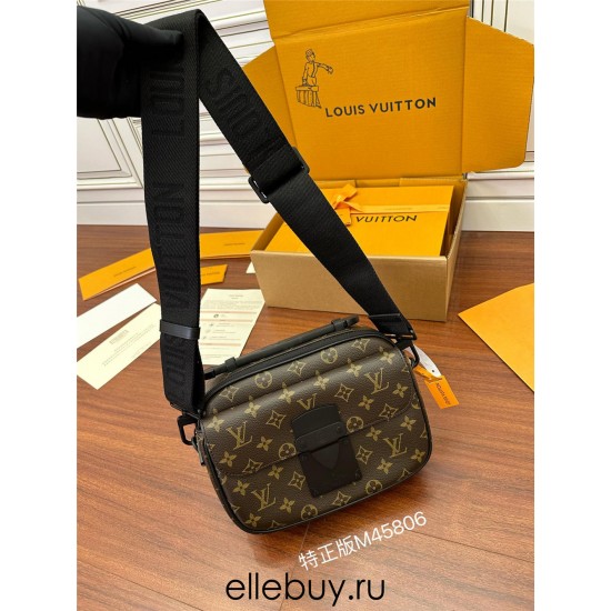 Louis Vuitton M45806 S Lock Messenger Bag: Size - 22x18x8cm