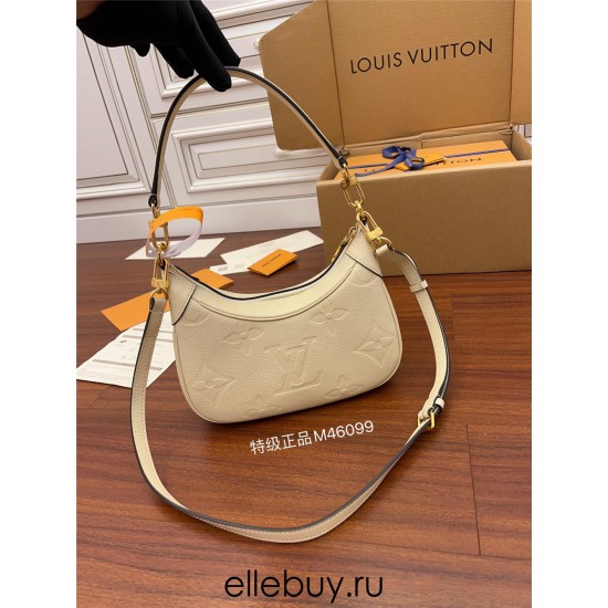 Louis Vuitton BAGATELLE Handbag (M46099) White: Size - 22x14x9cm