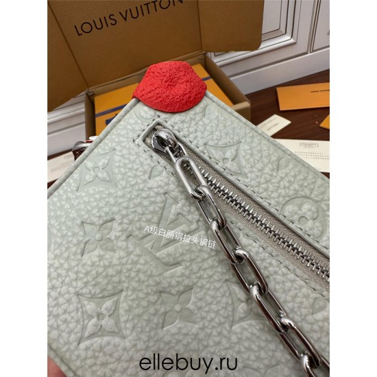 Louis Vuitton MINI SOFT TRUNK Handbag (M81606) Off-White: 2022 Autumn/Winter Collection, inspired by Virgil Abloh, Size - 18.5x13x8cm