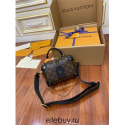 Louis Vuitton Petite Malle Souple Handbag (M45571) Chip Edition: Size - 20x14x7.5cm