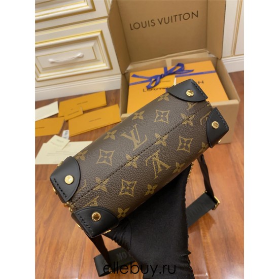 Louis Vuitton Petite Malle Souple Handbag (M45571) Chip Edition: Size - 20x14x7.5cm