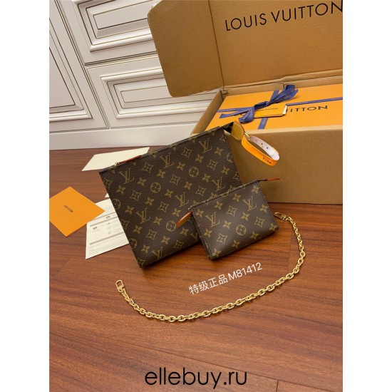 Louis Vuitton M81412 TOILETRY POUCH ON CHAIN Handbag: Size - 25x20x5.5cm