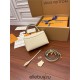 Louis Vuitton M46008 Milk White Madeleine BB Monogram Empreinte Leather: Size - 24x17x8.5cm