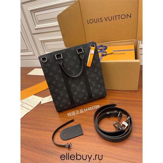 Louis Vuitton M46098 Sac Plat Cross Handbag: Size - 26x28.5x6cm