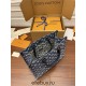 Louis Vuitton ONTHEGO Medium Handbag (M59608) Onthego Monogram Embossed Denim: Size - 31x24x14cm