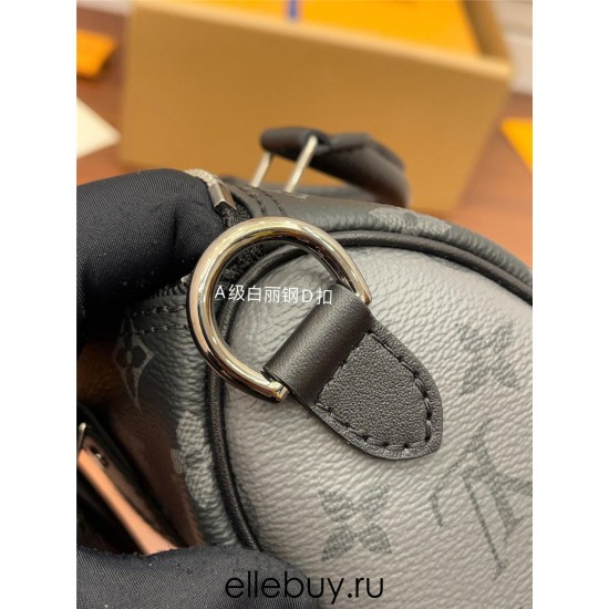 Louis Vuitton Keepall XS Handbag (M45947) Black Monogram: Size - 22x12x9cm