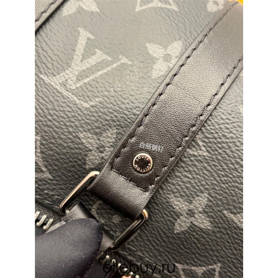 Louis Vuitton Keepall XS Handbag (M45947) Black Monogram: Size - 22x12x9cm