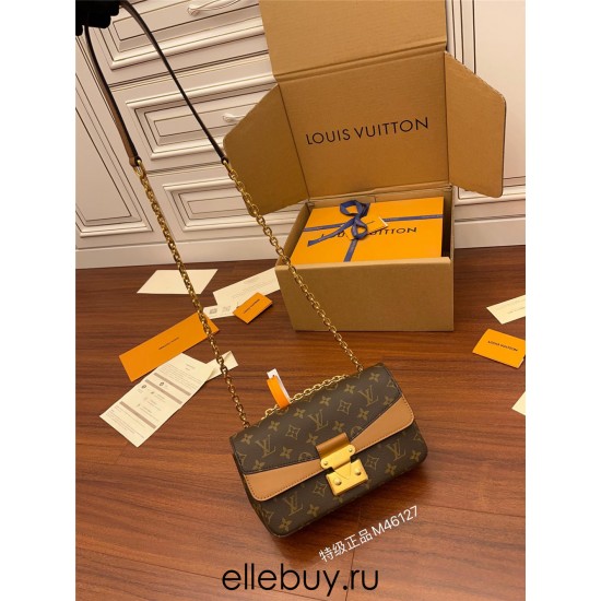 Louis Vuitton MARCEAU Handbag (M46127) Brown: Size - 24.5x15x6.5cm