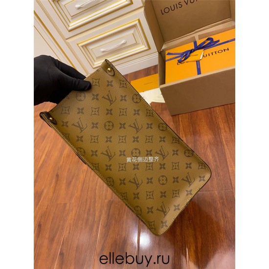 Louis Vuitton M44576 Monogram Long Shoulder Strap for Onthego Handbag: Monogram 41x34x19cm