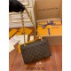 Louis Vuitton VICTOIRE Handbag (M41731) Monogram Red, French-made Monogram and exquisite calf leather: Size - 26x9x15cm