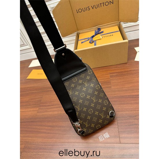 Louis Vuitton M46327 New Color AVENUE Single Shoulder Bag Damier Graphite: Size - 20x31x10cm