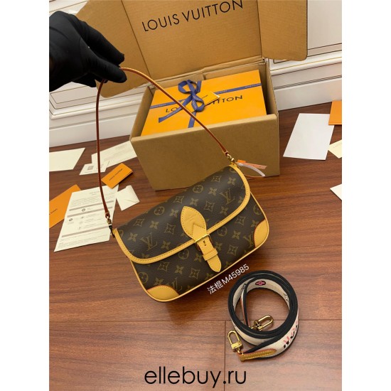 Louis Vuitton DIANE Handbag (M45985) Diane Handbag: Size - 9x15x24cm