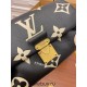 Louis Vuitton M45859 Black Print FAVORITE Handbag, Soft grained leather embossed with oversized Monogram pattern: Size - 24x14x9cm