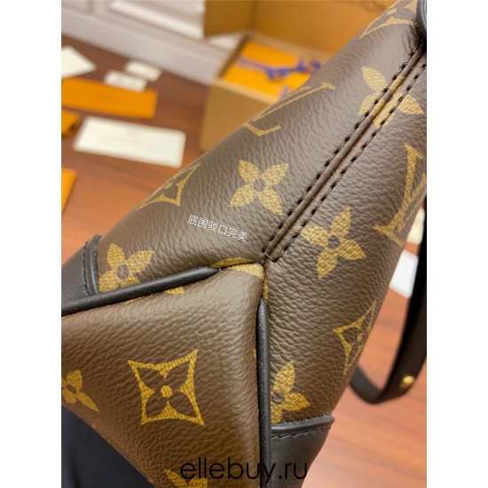 Louis Vuitton BOULOGNE Handbag (M45831) Black Monogram: Size - 29x16x9.5cm