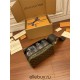 Louis Vuitton DOPP KIT Toiletry Bag (M46253) Green Monogram Macassar Canvas: Size - 28x15x16.5cm