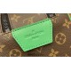 Louis Vuitton DOPP KIT Toiletry Bag (M46253) Green Monogram Macassar Canvas: Size - 28x15x16.5cm