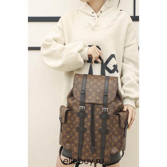 Louis Vuitton Christopher Backpack (N43735) Monogram Yellow: Size - 41x48x13cm