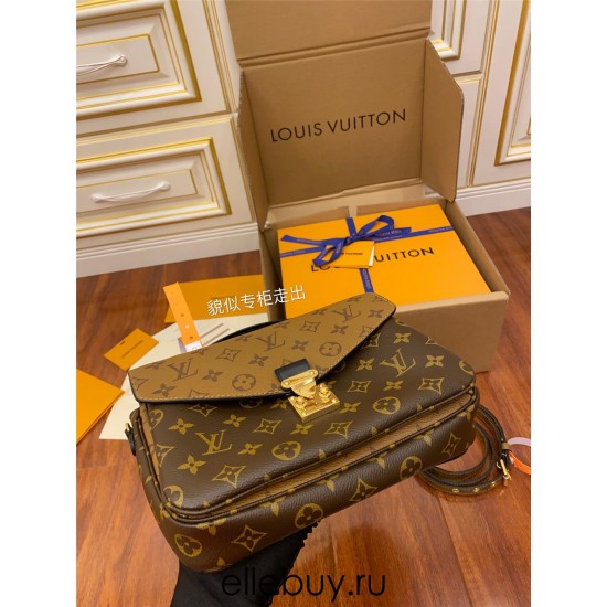 Louis Vuitton M44875 Monogram Messenger Bag POCHETTE MÉTIS Metis Handbag: Size - 25.0x19.0x7.0cm