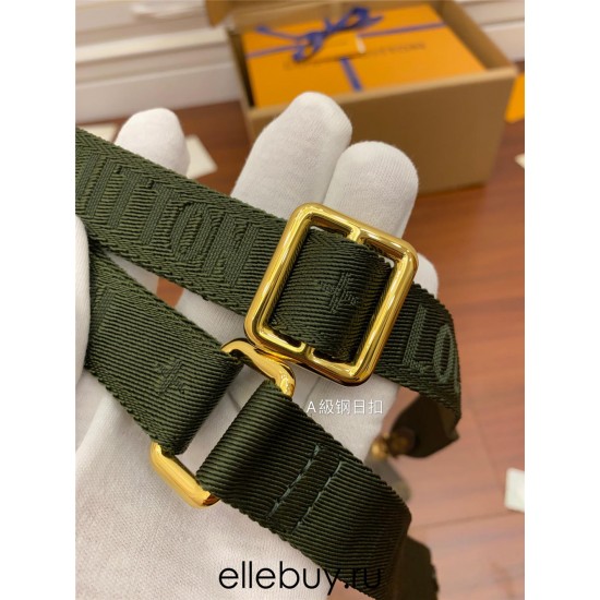 Louis Vuitton FÉLICIE Felicie STRAP & GO Handbag (M80091) Green: Size - 17x9.6x3.5cm