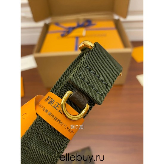 Louis Vuitton FÉLICIE Felicie STRAP & GO Handbag (M80091) Green: Size - 17x9.6x3.5cm