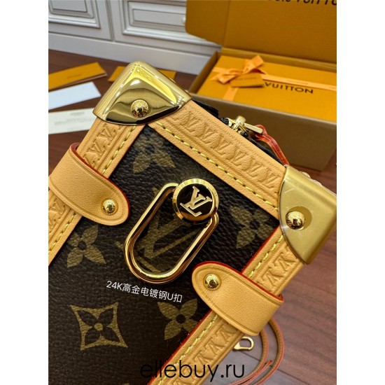 Louis Vuitton SIDE TRUNK Handbag (M46358) Nicolas Ghesquière: Size - 21x14x6cm