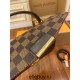 Louis Vuitton M53000 Croisette Handbag Damier Ebène Monogram Coffee Color: Size - 25.0x17.0x9.5cm