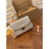 Louis Vuitton N41581 Croisette Handbag White Check: Size - 25.0x17.0x9.5cm