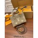 Louis Vuitton M45494 Elephant Gray Print ONTHEGO Small Handbag: Size - 34x26x15cm