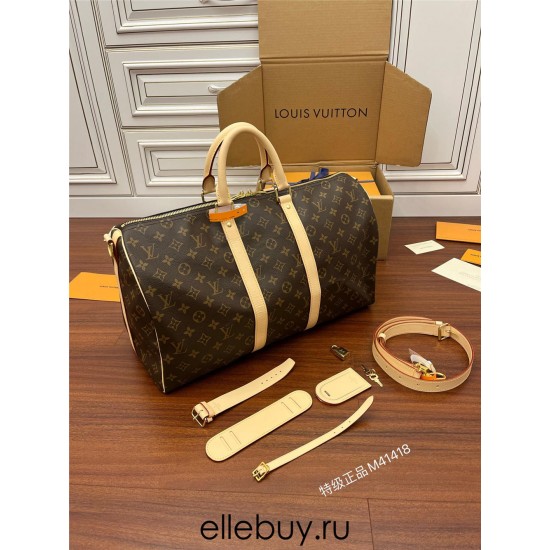 Louis Vuitton M41418 Monogram Yellow Leather: Size - 45x27x20cm