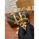 Louis Vuitton M41418 Monogram Yellow Leather: Size - 45x27x20cm