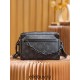 Louis Vuitton M44735 Monogram Eclipse Black Mini Soft Trunk Handbag Monogram Eclipse Black: Size - 18.5x13.0x8.0cm