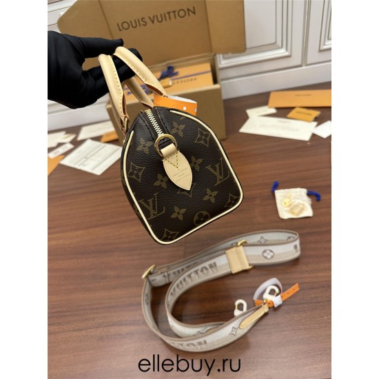 Louis Vuitton SPEEDY BANDOULIÈRE 20 Handbag (M46222) Monogram: Size - 20.5x13.5x12cm