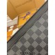 Louis Vuitton N41696 Damier Graphite Monogram Black POCHETTE VOYAGE Handbag Black and Gray Monogram Eclipse Black: Size - 26.0x20.0x5.0 cm