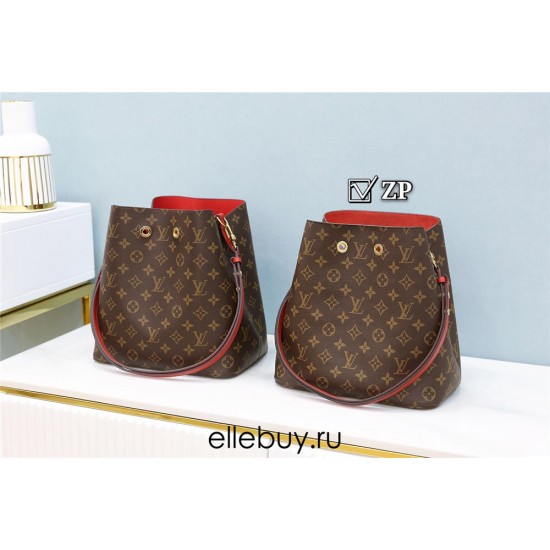 Louis Vuitton M44887 Caramel Gaston-Louis NeoNoe Bucket Bag Monogram: Size - 26x26x17.5 cm