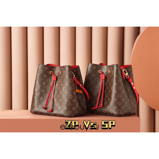 Louis Vuitton M44887 Caramel Gaston-Louis NeoNoe Bucket Bag Monogram: Size - 26x26x17.5 cm