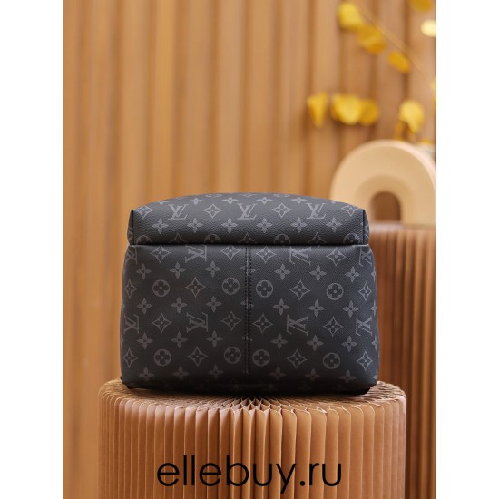 Louis Vuitton M43186 Apollo Backpack Soft Monogram Eclipse Black 40x30x20 cm