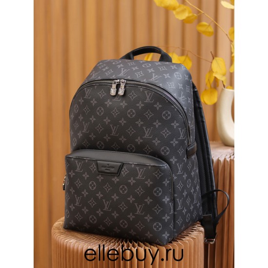 Louis Vuitton M43186 Apollo Backpack Soft Monogram Eclipse Black 40x30x20 cm