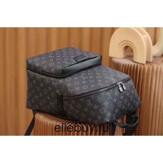 Louis Vuitton M43186 Apollo Backpack Soft Monogram Eclipse Black 40x30x20 cm