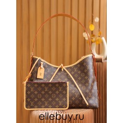 Louis Vuitton CARRYALL Medium Handbag (M46197) Monogram: Size - 39x30x15cm