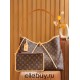 Louis Vuitton CARRYALL Medium Handbag (M46197) Monogram: Size - 39x30x15cm