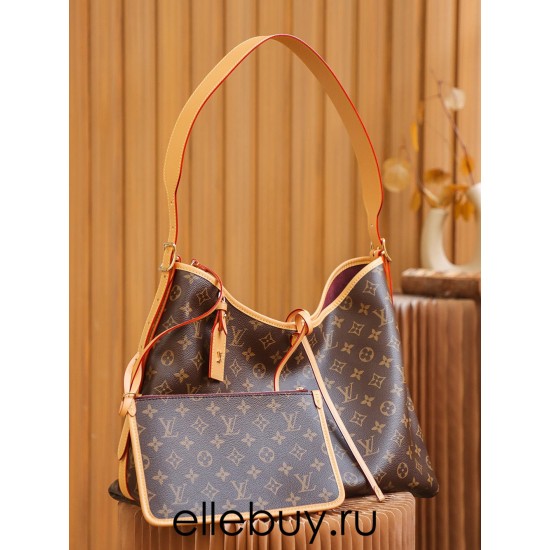 Louis Vuitton CARRYALL Medium Handbag (M46197) Monogram: Size - 39x30x15cm