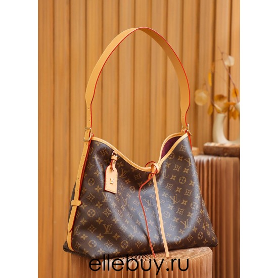 Louis Vuitton CARRYALL Medium Handbag (M46197) Monogram: Size - 39x30x15cm