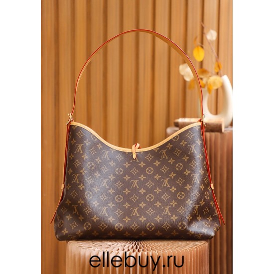 Louis Vuitton CARRYALL Medium Handbag (M46197) Monogram: Size - 39x30x15cm