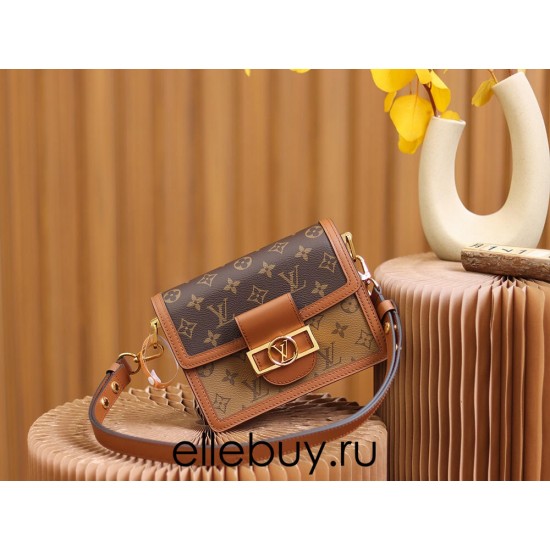 Louis Vuitton DAUPHINE Handbag (M44580) Monogram Monogram: Size - 20x15x9cm