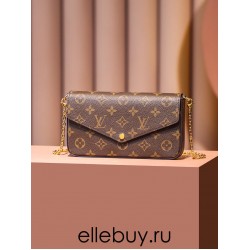 Louis Vuitton FELICIE FÉLICIE Large Handbag (M61276) Handbag Size: 21X11X2CM