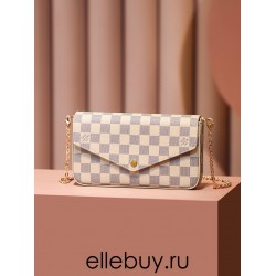 Louis Vuitton N63106 Pochette FÉLICIE Felicie Chain Bag Size: 21x12x3 cm