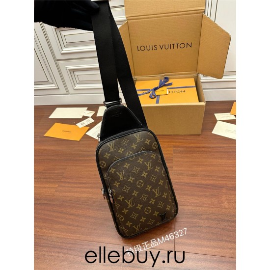 Louis Vuitton M46327 New Color AVENUE Shoulder Bag Damier Graphite Canvas Avenue Shoulder Bag: Size - 20x31x10cm